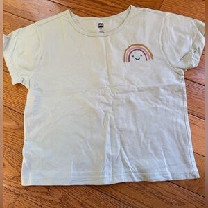 Tea Collection Smiling Rainbow Tee - Light Green